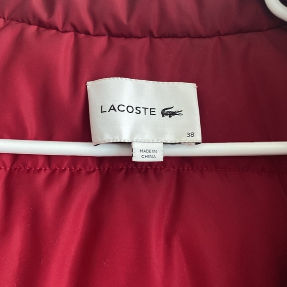 Lacoste Reversible Puffer Vest with Hood - Picture 6 of 11